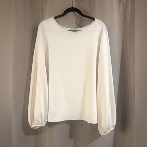 Worthington Long Sleeve White Women's Top